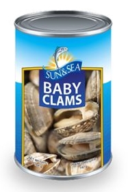 Sun&Sea Whole Baby Clams