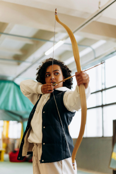 female archer