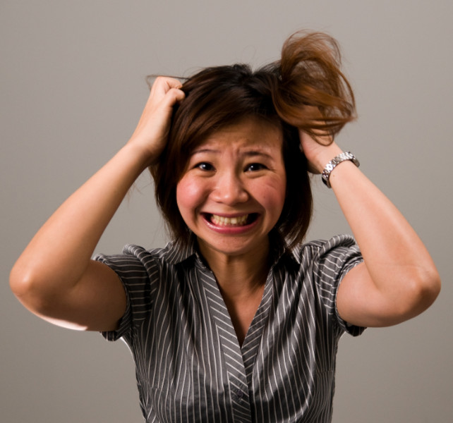 tear out hair!
